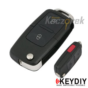 Keydiy 002 - B01-2+1 - surový klíč - dálkové ovládání
